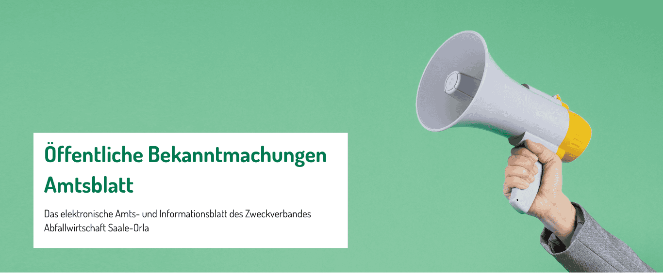 Öffentliche Bekanntmachungen Amtsblatt